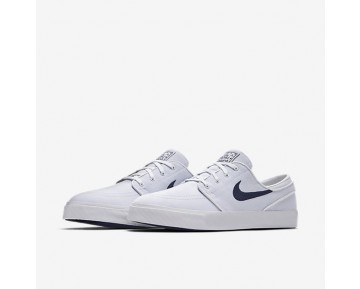 Chaussure Nike Sb Zoom Stefan Janoski Canvas Pour Homme Skateboard Blanc/Obsidienne/Obsidienne_NO. 615957-141