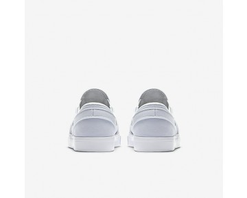 Chaussure Nike Sb Zoom Stefan Janoski Slip-On Canvas Pour Homme Skateboard Gris Loup/Platine Pur/Noir_NO. 831749-004
