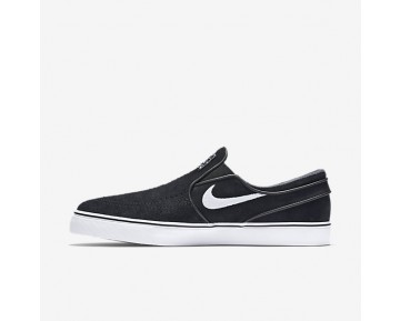 Chaussure Nike Sb Zoom Stefan Janoski Slip-On Pour Homme Skateboard Noir/Blanc_NO. 833564-001