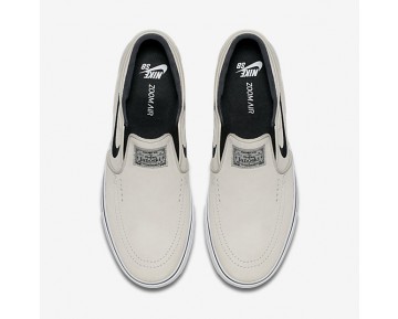 Chaussure Nike Sb Zoom Stefan Janoski Slip-On Pour Homme Skateboard Beige Clair/Blanc/Noir/Noir_NO. 833564-002