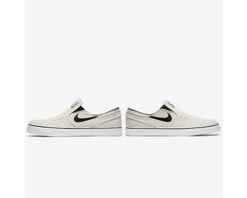 Chaussure Nike Sb Zoom Stefan Janoski Slip-On Pour Homme Skateboard Beige Clair/Blanc/Noir/Noir_NO. 833564-002