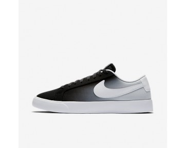 Chaussure Nike Sb Blazer Vapor Textile Pour Homme Skateboard Noir/Platine Pur/Blanc_NO. 902663-014