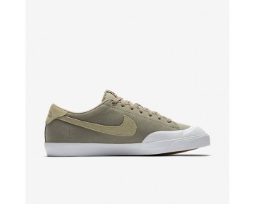 Chaussure Nike Sb Zoom All Court Ck Pour Homme Skateboard Kaki/Blanc/Gomme Marron Clair/Champignon_NO. 806306-221