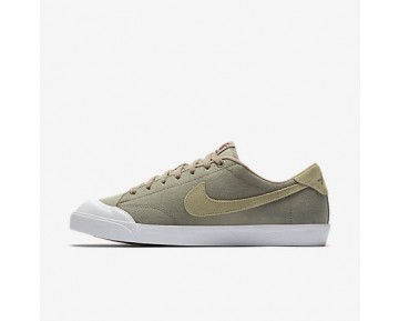 Chaussure Nike Sb Zoom All Court Ck Pour Homme Skateboard Kaki/Blanc/Gomme Marron Clair/Champignon_NO. 806306-221