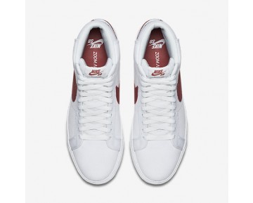 Chaussure Nike Sb Zoom Blazer Mid Canvas Pour Homme Skateboard Blanc/Cèdre_NO. 902662-169