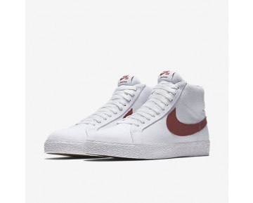 Chaussure Nike Sb Zoom Blazer Mid Canvas Pour Homme Skateboard Blanc/Cèdre_NO. 902662-169