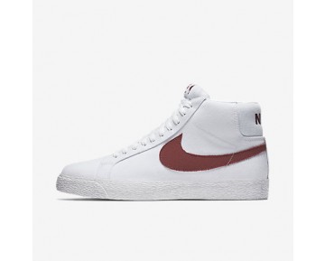 Chaussure Nike Sb Zoom Blazer Mid Canvas Pour Homme Skateboard Blanc/Cèdre_NO. 902662-169