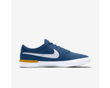 Chaussure Nike Sb Koston Hypervulc Pour Homme Skateboard Bleu Industriel/Or Université/Blanc_NO. 844447-417