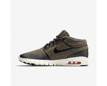 Chaussure Nike Sb Stefan Janoski Max Mid Pour Homme Skateboard Marron Baroque/Cramoisi Laser/Voile/Noir_NO. 807507-206