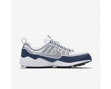 Chaussure Nike Air Zoom Spiridon Pour Homme Lifestyle Blanc/Bleu Nuit Clair/Argent_NO. 849776-103