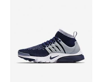Chaussure Nike Air Presto Ultra Flyknit Pour Homme Lifestyle Bleu Marine Collège/Gris Loup/Blanc/Bleu Marine Collège_NO. 835570-402