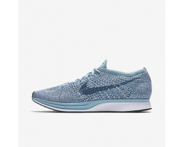 Chaussure Nike Flyknit Racer Pour Femme Lifestyle Bleu Mica/Blanc/Bleu Légion_NO. 526628-102