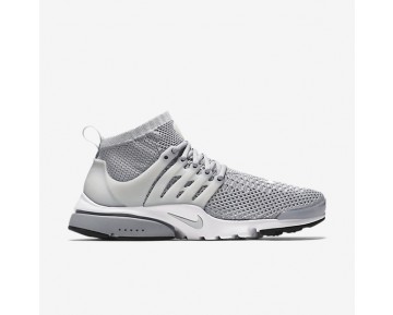 Chaussure Nike Air Presto Ultra Flyknit Pour Homme Lifestyle Gris Loup/Blanc/Noir/Platine Pur_NO. 835570-002