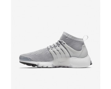 Chaussure Nike Air Presto Ultra Flyknit Pour Homme Lifestyle Gris Loup/Blanc/Noir/Platine Pur_NO. 835570-002