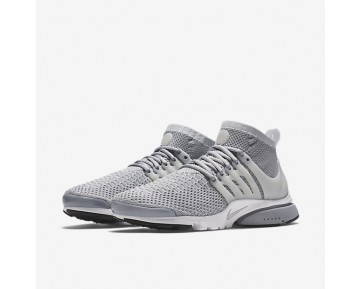Chaussure Nike Air Presto Ultra Flyknit Pour Homme Lifestyle Gris Loup/Blanc/Noir/Platine Pur_NO. 835570-002