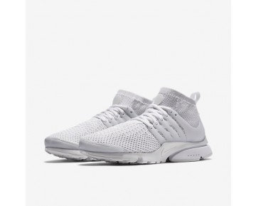 Chaussure Nike Air Presto Ultra Flyknit Pour Homme Lifestyle Blanc/Blanc/Cramoisi Total/Blanc_NO. 835570-100