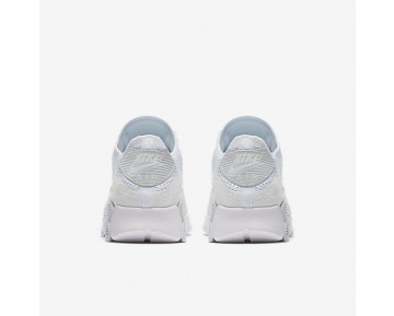 Chaussure Nike Air Max 90 Ultra 2.0 Flyknit Pour Femme Lifestyle Blanc/Platine Pur/Blanc_NO. 881109-104