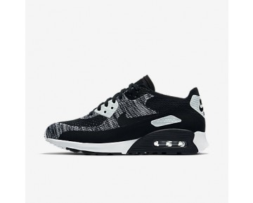 Chaussure Nike Air Max 90 Ultra 2.0 Flyknit Pour Femme Lifestyle Noir/Blanc/Anthracite/Noir_NO. 881109-002
