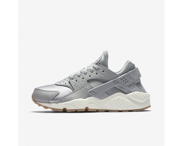 Chaussure Nike Air Huarache Premium Pour Femme Lifestyle Gris Loup/Voile/Gomme Marron/Gris Loup_NO. 683818-012