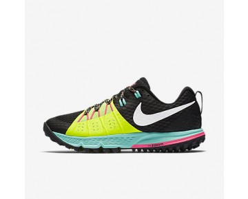 Chaussure Nike Air Zoom Wildhorse 4 Pour Femme Running Noir/Volt/Hyper Turquoise/Blanc_NO. 880566-007