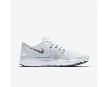 Chaussure Nike Flex 2017 Rn Pour Femme Running Blanc/Platine Pur/Gris Froid/Argent Métallique_NO. 898476-100