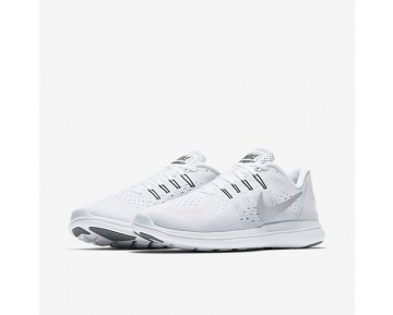 Chaussure Nike Flex 2017 Rn Pour Femme Running Blanc/Platine Pur/Gris Froid/Argent Métallique_NO. 898476-100