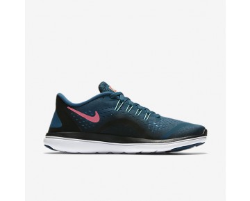 Chaussure Nike Flex 2017 Rn Pour Femme Running Bleu Légion/Noir/Rouge Cocktail/Vert Phosphorescent_NO. 898476-401