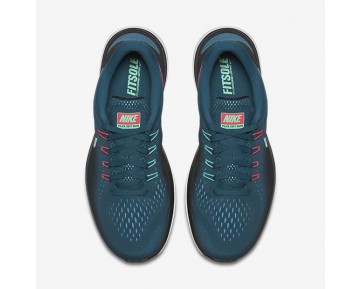 Chaussure Nike Flex 2017 Rn Pour Femme Running Bleu Légion/Noir/Rouge Cocktail/Vert Phosphorescent_NO. 898476-401