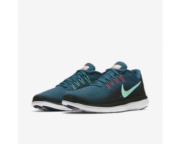 Chaussure Nike Flex 2017 Rn Pour Femme Running Bleu Légion/Noir/Rouge Cocktail/Vert Phosphorescent_NO. 898476-401