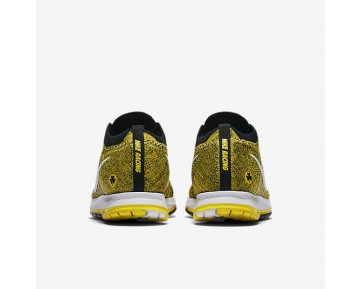 Chaussure Nike Zoom Flyknit Streak Pour Femme Running Jaune Strike/Noir/Blanc_NO. 883299-701