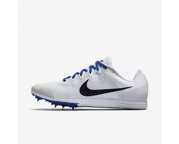 Chaussure Nike Zoom Rival D 9 Pour Femme Running Blanc/Bleu Coureur/Noir_NO. 806556-100