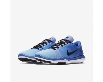 Chaussure Nike Flex Supreme Tr 5 Pour Femme Fitness Et Training Bleu Moyen/Bleu Calme/Chardon Clair/Noir_NO. 898472-400