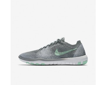 Chaussure Nike Free Focus Flyknit 2 Pour Femme Fitness Et Training Gris Froid/Blanc/Vert Arctique_NO. 880630-003