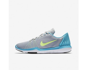 Chaussure Nike Flex Supreme Tr 5 Pour Femme Fitness Et Training Gris Loup/Bleu Chlorine/Bleu Photo/Vert Ombre_NO. 852467-005