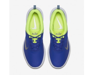 Chaussure Nike Akamai Pour Femme Golf Bleu Souverain/Volt/Argent Métallique_NO. 818732-401