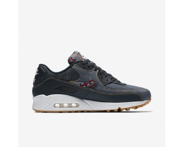 Chaussure Nike Air Max 90 Premium Pour Homme Lifestyle Obsidienne Foncée/Blanc Sommet/Gomme Marron Clair/Obsidienne Foncée_NO. 700155-402