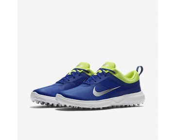 Chaussure Nike Akamai Pour Femme Golf Bleu Souverain/Volt/Argent Métallique_NO. 818732-401
