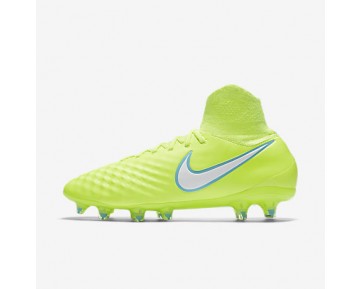 Chaussure Nike Magista Orden Ii Fg Pour Femme Football Volt/Jaune Pâle Électrique/Blanc_NO. 844223-717