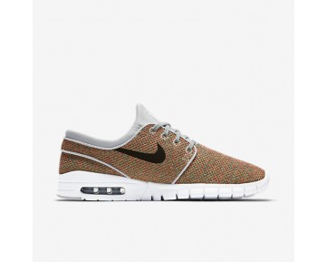 Chaussure Nike Sb Stefan Janoski Max Pour Homme Lifestyle Volt/Bleu Photo/Rose Coureur/Noir_NO. 631303-704