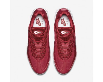 Chaussure Nike Air Max 95 Ultra Essential Pour Homme Lifestyle Rouge Sportif/Blanc/Blanc_NO. 857910-600