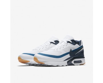 Chaussure Nike Air Max Bw Ultra Pour Homme Lifestyle Blanc/Bleu Industriel/Jaune Gomme/Marine Arsenal_NO. 819475-100