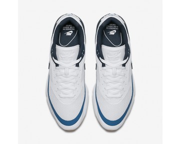 Chaussure Nike Air Max Bw Ultra Pour Homme Lifestyle Blanc/Bleu Industriel/Jaune Gomme/Marine Arsenal_NO. 819475-100