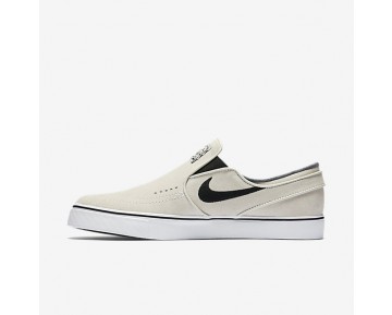 Chaussure Nike Sb Zoom Stefan Janoski Slip-On Pour Homme Lifestyle Beige Clair/Blanc/Noir/Noir_NO. 833564-002