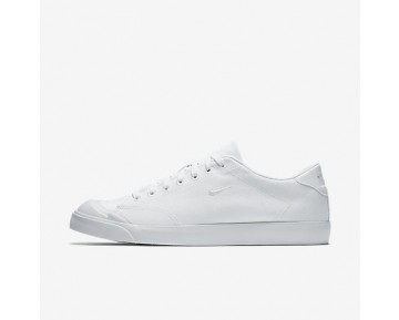 Chaussure Nike All Court 2 Low Canvas Pour Homme Lifestyle Blanc/Blanc_NO. 898040-100