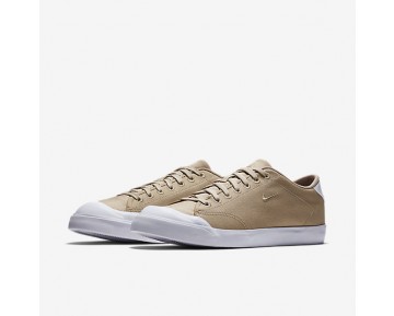 Chaussure Nike All Court 2 Low Canvas Pour Homme Lifestyle Lin/Blanc/Lin_NO. 898040-200