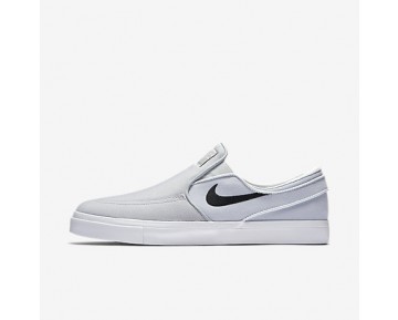 Chaussure Nike Sb Zoom Stefan Janoski Slip-On Canvas Pour Homme Lifestyle Gris Loup/Platine Pur/Noir_NO. 831749-004