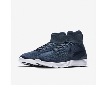 Chaussure Nike Lunar Magista Ii Flyknit Fc Pour Homme Lifestyle Bleu Marine Collège/Pièce D'Or Métallisé/Renard Bleu/Bleu Marine Collège_NO. 876385-400