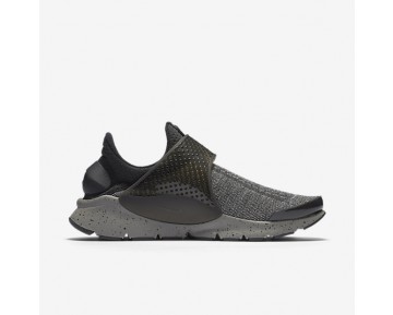 Chaussure Nike Sock Dart Se Premium Pour Homme Lifestyle Noir/Rouge Université/Poussière/Blanc_NO. 859553-001
