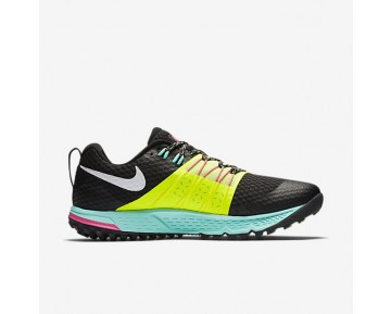 Chaussure Nike Air Zoom Wildhorse 4 Pour Homme Running Noir/Volt/Hyper Turquoise/Blanc_NO. 880565-007
