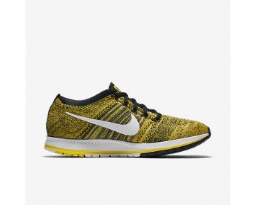 Chaussure Nike Zoom Flyknit Streak Pour Homme Running Jaune Strike/Noir/Blanc_NO. 883299-701